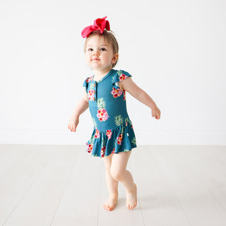 Posh Peanut Ananans Ruffled Capsleeve Henley Twirl Skirt Bodysuit, Posh Peanut, Posh Peanut, Posh Peanut Ananans, Posh Peanut Ananans Ruffled Capsleeve Henley Twirl Skirt Bodysuit, Posh Peanu