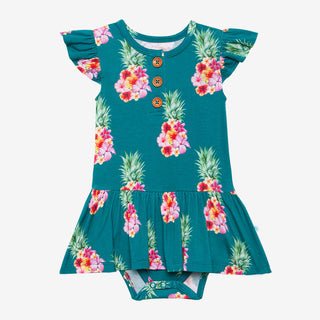 Posh Peanut Ananans Ruffled Capsleeve Henley Twirl Skirt Bodysuit, Posh Peanut, Posh Peanut, Posh Peanut Ananans, Posh Peanut Ananans Ruffled Capsleeve Henley Twirl Skirt Bodysuit, Posh Peanu