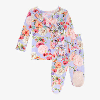 Posh Peanut Bellamy Kimono Set, Posh Peanut, Posh Peanut, Posh Peanut Bellamy, Posh Peanut Bellamy Tie Front Ruffle Kimono Set, Posh Peanut Front Kimono Set, Posh Peanut Ruffle Kimono Set, Po