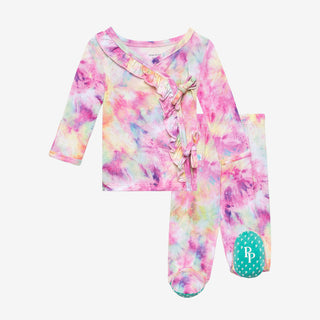 Posh Peanut Joplin Tie Front Ruffle Kimono Set, Posh Peanut, Posh Peanut, Posh Peanut Front Kimono Set, Posh Peanut Joplin, Posh Peanut Joplin Tie Front Ruffle Kimono Set, Posh Peanut Ruffle 