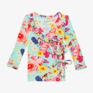 Posh Peanut Olivia Mae Tie Front Ruffle Kimono Set, Posh Peanut, Posh Peanut, Posh Peanut Front Kimono Set, Posh Peanut Olivia Mae, Posh Peanut Olivia Mae Tie Front Ruffle Kimono Set, Posh Pe