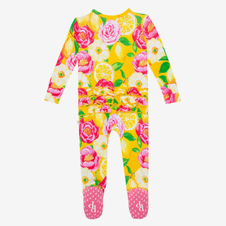 Posh Peanut Annika Ruffled Zippered Footie, Posh Peanut, Posh Custom Sale, Posh Peanut, Posh Peanut Annika, Posh Peanut Annika Ruffled Zippered Footie, Posh Peanut Footie, Posh Peanut Footie 