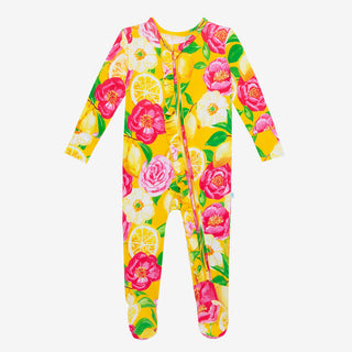 Posh Peanut Annika Ruffled Zippered Footie, Posh Peanut, Posh Custom Sale, Posh Peanut, Posh Peanut Annika, Posh Peanut Annika Ruffled Zippered Footie, Posh Peanut Footie, Posh Peanut Footie 