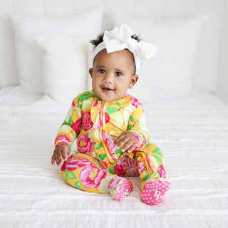 Posh Peanut Annika Ruffled Zippered Footie, Posh Peanut, Posh Custom Sale, Posh Peanut, Posh Peanut Annika, Posh Peanut Annika Ruffled Zippered Footie, Posh Peanut Footie, Posh Peanut Footie 