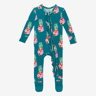 Posh Peanut Ananans Ruffled Zippered Footie, Posh Peanut, Posh Peanut, Posh Peanut Ananans, Posh Peanut Ananans Ruffled Zippered Footie, Posh Peanut Ananas, Posh Peanut Ananas Ruffled Zippere