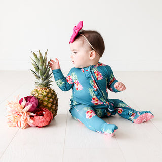 Posh Peanut Ananans Ruffled Zippered Footie, Posh Peanut, Posh Peanut, Posh Peanut Ananans, Posh Peanut Ananans Ruffled Zippered Footie, Posh Peanut Ananas, Posh Peanut Ananas Ruffled Zippere