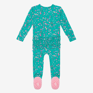 Posh Peanut Cassandra Ruffled Zippered Footie, Posh Peanut, Posh Peanut, Posh Peanut Cassandra, Posh Peanut Cassandra Ruffled Zippered Footie, Posh Peanut Footie, Posh Peanut Footie with Zipp