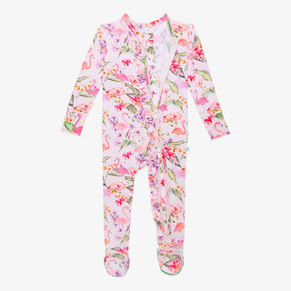 Posh Peanut Leilani Ruffled Zippered Footie, Posh Peanut, Posh Peanut, Posh Peanut Footie, Posh Peanut Footie with Zipper, Posh Peanut Leilani, Posh Peanut Leilani Ruffled Zippered Footie, Po