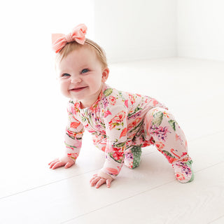 Posh Peanut Leilani Ruffled Zippered Footie, Posh Peanut, Posh Peanut, Posh Peanut Footie, Posh Peanut Footie with Zipper, Posh Peanut Leilani, Posh Peanut Leilani Ruffled Zippered Footie, Po