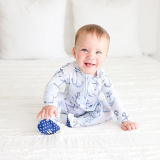 Posh Peanut Anchors Away Zippered Footie, Posh Peanut, Posh Peanut, Posh Peanut Anchors Away, Posh Peanut Anchors Away Zippered Footie, Posh Peanut Footie, Posh Peanut Footie with Zipper, Pos