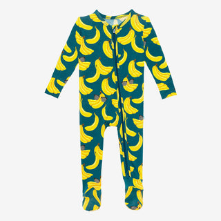 Posh Peanut Bananas Footie with Zipper, Posh Peanut, Posh Custom Sale, Posh Peanut, Posh Peanut Bananas, Posh Peanut Bananas Footie with Zipper, Posh Peanut Footie, Posh Peanut Footie with Zi