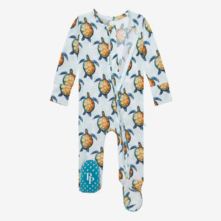 Posh Peanut Cruz Zippered Footie, Posh Peanut, Posh Peanut, Posh Peanut Cruz, Posh Peanut Cruz Zippered Footie, Posh Peanut Footie, Posh Peanut Footie with Zipper, Posh Peanut Zippered Footie