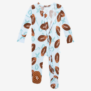 Posh Peanut Field Day Zippered Footie, Posh Peanut, Football, Posh Peanut, Posh Peanut Fall 2021, Posh Peanut Field Day, Posh Peanut Field Day Zippered Footie, Posh Peanut Football, Posh Pean