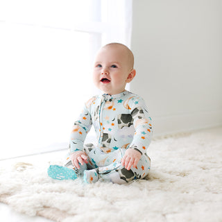 Posh Peanut Tex Zippered Footie, Posh Peanut, Posh Peanut, Posh Peanut Cow, Posh Peanut Footie, Posh Peanut Footie with Zipper, Posh Peanut Tex, Posh Peanut Tex Zippered Footie, Posh Peanut Z