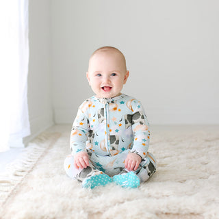 Posh Peanut Tex Zippered Footie, Posh Peanut, Posh Peanut, Posh Peanut Cow, Posh Peanut Footie, Posh Peanut Footie with Zipper, Posh Peanut Tex, Posh Peanut Tex Zippered Footie, Posh Peanut Z