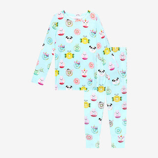 Posh Peanut Donuts L/S Basic Loungewear, Posh Peanut, Donuts, Pajama, Pajamas, Posh Peanut, Posh Peanut Donuts, Posh Peanut L/S Basic Loungewear, Posh Peanut Long Sleeve Basic Loungewear, Pos