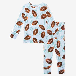 Posh Peanut Field Day L/S Basic Loungewear, Posh Peanut, Football, Pajama, Pajamas, Posh Peanut, Posh Peanut Fall 2021, Posh Peanut Field Day, Posh Peanut Field Day L/S Basic Loungewear, Posh