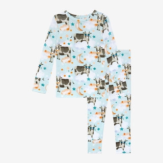 Posh Peanut Tex S/S Basic Pajamas, Posh Peanut, Pajama, Pajamas, Posh Peanut, Posh PEanut Cow, Posh Peanut Loungewear, Posh Peanut Pajama, Posh Peanut Pajama Set, Posh Peanut Pajamas, Posh Pe