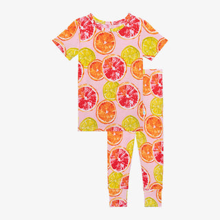 Posh Peanut Citrine S/S Basic Loungewear, Posh Peanut, Pajama, Pajamas, Posh Peanut, Posh Peanut Citrine, Posh Peanut Citrine S/S Basic Loungewear, Posh Peanut Loungewear, Posh Peanut Pajama,