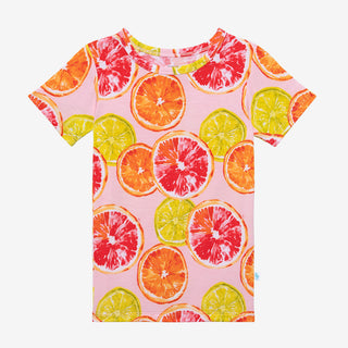 Posh Peanut Citrine S/S Basic Loungewear, Posh Peanut, Pajama, Pajamas, Posh Peanut, Posh Peanut Citrine, Posh Peanut Citrine S/S Basic Loungewear, Posh Peanut Loungewear, Posh Peanut Pajama,