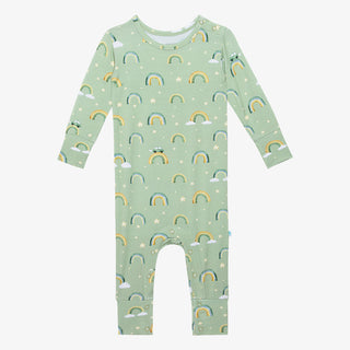 Posh Peanut Desean L/S Basic Romper, Posh Peanut, cf-size-12-18-months, cf-size-18-24-months, cf-size-2t, cf-size-9-12-months, cf-type-romper, cf-vendor-posh-peanut, Posh Peanut, Posh Peanut 