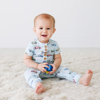 Posh Peanut Redford S/S Henley Romper, Posh Peanut, Posh Custom Sale, Posh Peanut, Posh Peanut Brody, Posh Peanut Horse, Posh Peanut Redford, Posh Peanut Redford S/S Henley Romper, Posh Peanu