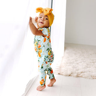 Posh Peanut Mirabella Ruffled Capsleeve Henley Romper, Posh Peanut, Posh Peanut, Posh Peanut Mirabella, Posh Peanut Mirabella Ruffled Capsleeve Henley Romper, Posh Peanut Romper, Posh Peanut 