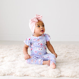 Posh Peanut Samantha Ruffled Capsleeve Basic Romper, Posh Peanut, Posh Peanut, Posh Peanut Romper, Posh Peanut Ruffled Capsleeve Basic Romper, Posh Peanut Ruffled Capsleeve Henley Romper, Pos