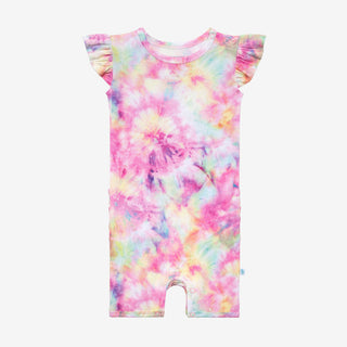 Posh Peanut Joplin Basic Ruffled Capsleeve Short Length Romper, Posh Peanut, Posh Peanut, Posh Peanut Basic Ruffled Capsleeve Short Length Romper, Posh Peanut Joplin, Posh Peanut Joplin Basic