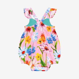 Posh Peanut Kaileigh Basic Ruffled Capsleeve Bubble Romper, Posh Peanut, Posh Custom Sale, Posh Peanut, Posh Peanut Basic Ruffled Capsleeve Bubble Romper, Posh Peanut Kaighleigh, Posh Peanut 