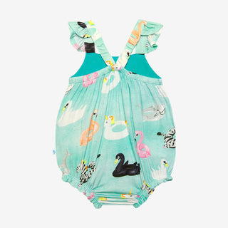 Posh Peanut Lenny Ruffled Capsleeve Bubble Romper, Posh Peanut, Posh Peanut, Posh Peanut Lenny, Posh Peanut Lenny Ruffled Capsleeve Bubble Romper, Posh Peanut Ruffled Caplseeve Bubble Romper,