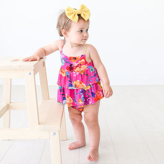 Posh Peanut Aminatu Basic Ruffled Spaghetti Romper, Posh Peanut, Posh Peanut, Posh Peanut Aminatu, Posh Peanut Aminatu Basic Ruffled Spaghetti Romper, Posh Peanut Basic Ruffled Spaghetti Romp
