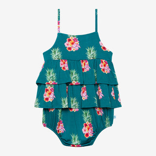 Posh Peanut Ananans Ruffled Spaghetti Strap Bubble Romper, Posh Peanut, Posh Peanut, Posh Peanut Ananans, Posh Peanut Ananans Ruffled Spaghetti Strap Bubble Romper, Posh Peanut Ruffled Spaghe