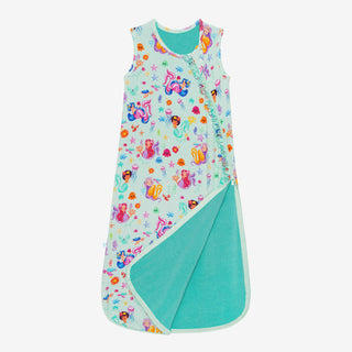 Posh Peanut 1.0 Tog Ruffled Sleeveless Sleep Bag - Kai, Posh Peanut, cf-size-0-6-months, cf-type-sleep-bag, cf-vendor-posh-peanut, Mermaid, Mermaids, Posh Custom Sale, Posh Peanut, Posh Peanu