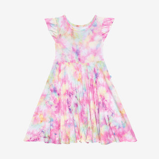 Posh Peanut Joplin Ruffled Capsleeve Basic Twirl Dress, Posh Peanut, Posh Peanut, Posh Peanut Joplin, Posh Peanut Joplin Ruffled Capsleeve Basic Twirl Dress, Posh Peanut Ruffled Capsleeve Bas
