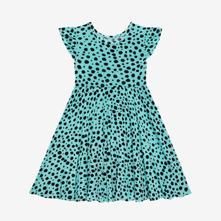 Posh Peanut Pebbles Ruffled Capsleeve Basic Twirl Dress, Posh Peanut, Posh Peanut, Posh Peanut Pebbles, Posh Peanut Pebbles Ruffled Capsleeve Basic Twirl Dress, Posh Peanut Ruffled Capsleeve 