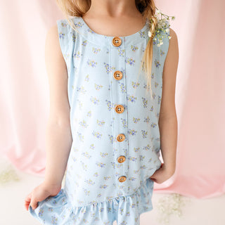 Posh Peanut Grace Henley Sleeveless Hi Low Dress, Posh Peanut, cf-size-4t, cf-type-dress, cf-vendor-posh-peanut, Posh Peanut, Posh Peanut Grace, Posh Peanut Grace Henley Sleeveless Hi Low Dre