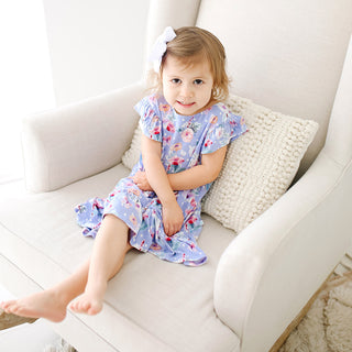 Posh Peanut Samantha Basic Ruffled Capsleeve Hi Low Dress, Posh Peanut, Posh Peanut, Posh Peanut Basic Ruffled Capsleeve Hi Low Dress, Posh Peanut Samantha, Posh Peanut Samantha Basic Ruffled