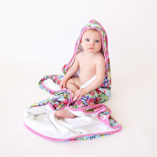 Posh Peanut Hadley Ruffled Hooded Towel, Posh Peanut, Floral, Hadley, Hooded Towel, Posh Peanut, Posh Peanut Hadley, Posh Peanut Hooded Towel, Posh Peanut Ruffled Hooded Towel, Posh Peanut To