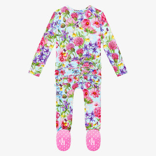 Posh Peanut Hadley Ruffled Zippered Footie, Posh Peanut, Hadley, Posh Peanut, Posh Peanut Footie, Posh Peanut Footie with Zipper, Posh Peanut Hadley, Posh Peanut Ruffled Zippered Footie, Posh