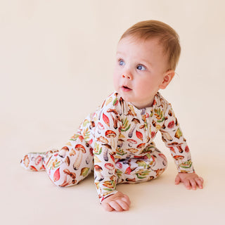 Posh Peanut Alba Footie with Zipper, Posh Peanut, Alba, Posh Peanut, Posh Peanut Footie, Posh Peanut Footie with Zipper, POSH40, PP Fall 2022, Footie - Basically Bows & Bowties