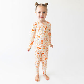 Posh Peanut Alphabet Medley L/S Basic Loungewear, Posh Peanut, Alphabet Medley, cf-size-2t, cf-type-pajama-set, cf-vendor-posh-peanut, Pajama, Pajamas, Posh Peanut, Posh Peanut Alphabet, Posh