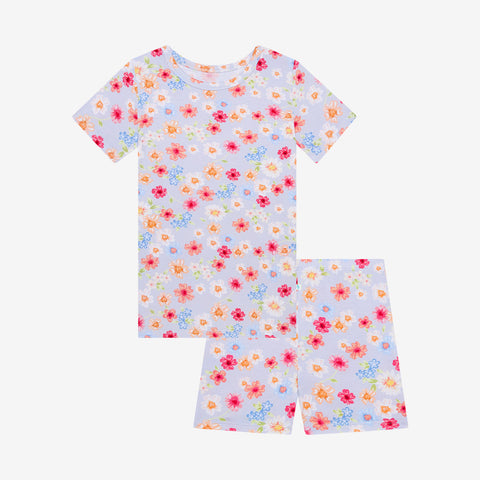 Posh Peanut Carissa Basic Short Sleeve & Short Length Pajama, Posh Peanut, Carissa, cf-size-12-18-months, cf-size-12y, cf-size-18-24-months, cf-size-4t, cf-size-8y, cf-type-pajama-set, cf-ven