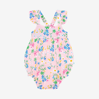 Posh Peanut Nicole Ruffled Capsleeve Bubble Romper, Posh Peanut, cf-size-18-24-months, cf-type-romper, cf-vendor-posh-peanut, Nicole, Posh Peanut, Posh Peanut Nicole, Posh Peanut Ruffled Capl