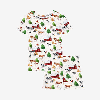 Posh Peanut Nashville Basic Short Sleeve & Short Length Pajama, Posh Peanut, cf-size-5t-6t, cf-type-pajama-set, cf-vendor-posh-peanut, Nashville, Pajama, Pajamas, Posh Peanut, Posh Peanut Bas