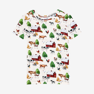 Posh Peanut Nashville Basic Short Sleeve & Short Length Pajama, Posh Peanut, cf-size-5t-6t, cf-type-pajama-set, cf-vendor-posh-peanut, Nashville, Pajama, Pajamas, Posh Peanut, Posh Peanut Bas