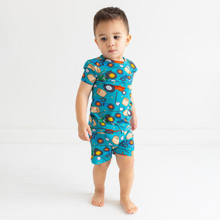 Posh Peanut Roberts Basic Short Sleeve & Short Length Pajama, Posh Peanut, cf-size-5t-6t, cf-size-7y-8y, cf-type-pajama-set, cf-vendor-posh-peanut, Pajama, Pajamas, Posh Peanut, Posh Peanut B