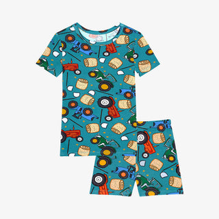 Posh Peanut Roberts Basic Short Sleeve & Short Length Pajama, Posh Peanut, cf-size-5t-6t, cf-size-7y-8y, cf-type-pajama-set, cf-vendor-posh-peanut, Pajama, Pajamas, Posh Peanut, Posh Peanut B