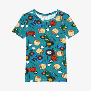 Posh Peanut Roberts Basic Short Sleeve & Short Length Pajama, Posh Peanut, cf-size-5t-6t, cf-size-7y-8y, cf-type-pajama-set, cf-vendor-posh-peanut, Pajama, Pajamas, Posh Peanut, Posh Peanut B