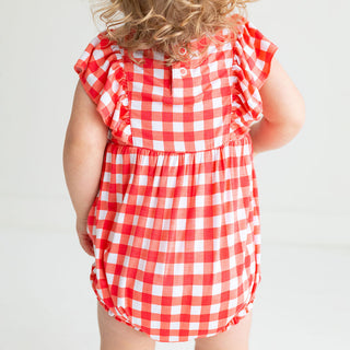 Posh Peanut Polly Flutter Sleeve Bubble Romper, Posh Peanut, cf-size-12-18-months, cf-size-18-24-months, cf-size-6-12-months, cf-type-romper, cf-vendor-posh-peanut, Flutter Sleeve Bubble Romp